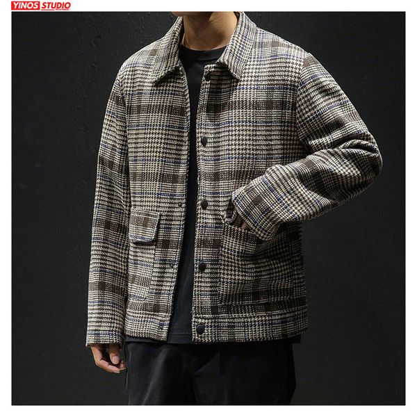 dropshipping male streetwear vintage striped plaid thick jacket pocket jacket 2019 autumn fashion baggy coats, Black;brown
dropshipping male streetwear vintage striped plaid thick jacket pocket jacket 2019 autumn fashion baggy coats, Black;brown