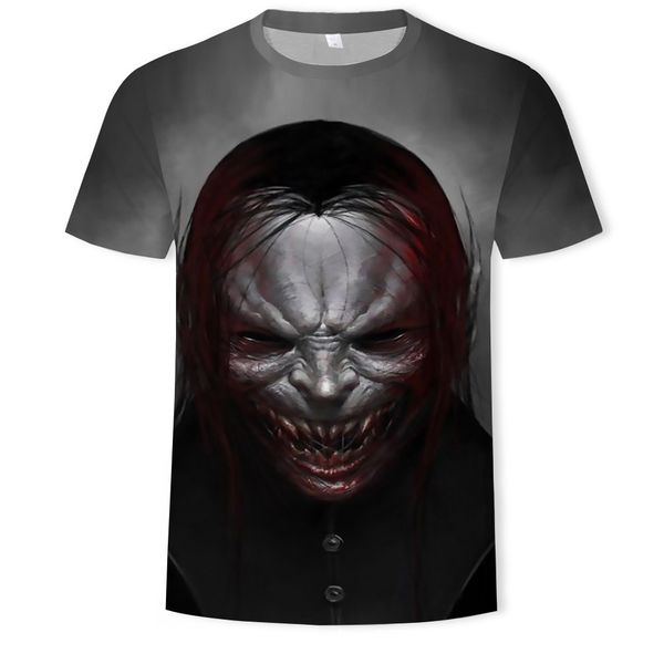 mens designer vampire 3d printed round-neck short-sleeved t-shirt, White;black
mens designer vampire 3d printed round-neck short-sleeved t-shirt, White;black