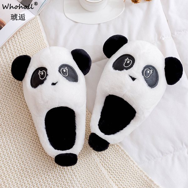 winter indoor panda slippers animal flat furry home cartoon women plush slippers couple animal warm non-slip shoes, Black
winter indoor panda slippers animal flat furry home cartoon women plush slippers couple animal warm non-slip shoes, Black