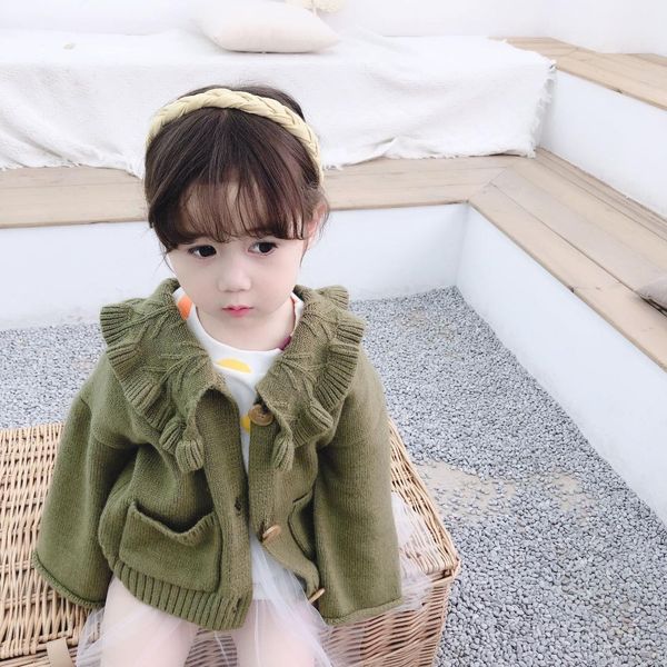 ruffles turn-down collar girls sweater loose casual kids cardigan autumn winter woolen yarn children knitted coats 12m-6t, Blue
ruffles turn-down collar girls sweater loose casual kids cardigan autumn winter woolen yarn children knitted coats 12m-6t, Blue