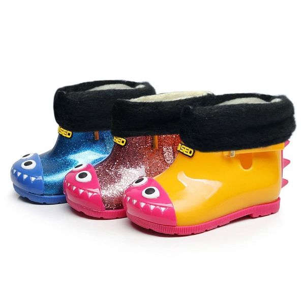 cartoon plush rain boots kids children warm waterproof buckle strap cute cartoon dinosaur rain shoes girls boots winter with fur, Black;grey
cartoon plush rain boots kids children warm waterproof buckle strap cute cartoon dinosaur rain shoes girls boots winter with fur, Black;grey