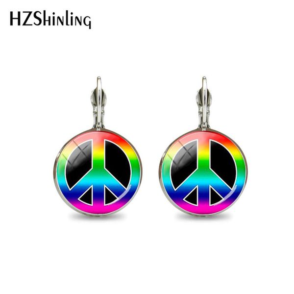 peace sign colorful patterns fashion glass cabochon hook earrings hand craft hippie peace love signs jewelry earrings, Silver
peace sign colorful patterns fashion glass cabochon hook earrings hand craft hippie peace love signs jewelry earrings, Silver