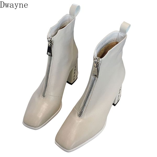 thick with boots female british wind single boots spring and autumn models 2019 new wild white high heels winter, Black
thick with boots female british wind single boots spring and autumn models 2019 new wild white high heels winter, Black