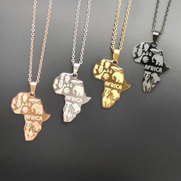 4 color africa map pendant necklace for women/men ethiopian jewelry wholesale african maps hiphop necklace supplies, Silver
4 color africa map pendant necklace for women/men ethiopian jewelry wholesale african maps hiphop necklace supplies, Silver