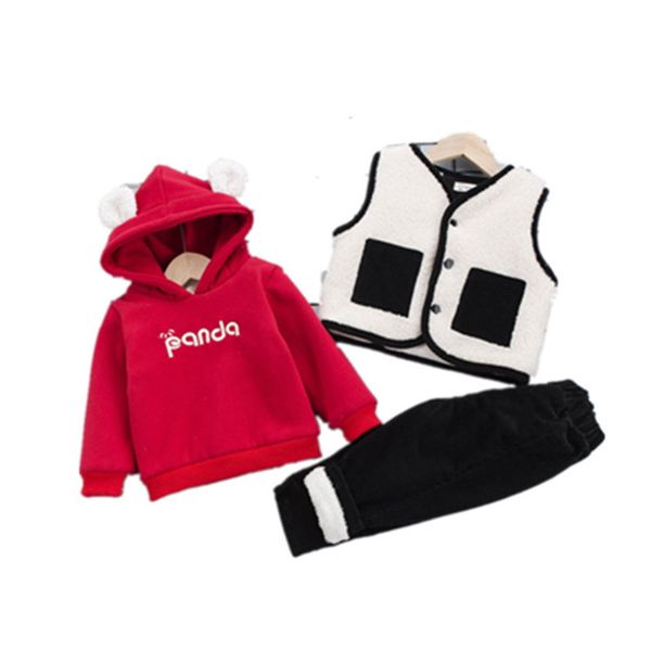 winter boy girl clothing set 2019 new casual fashion warm thicken kid suit children baby clothing vest+coat+pant 3pcs 0-4 years, White
winter boy girl clothing set 2019 new casual fashion warm thicken kid suit children baby clothing vest+coat+pant 3pcs 0-4 years, White