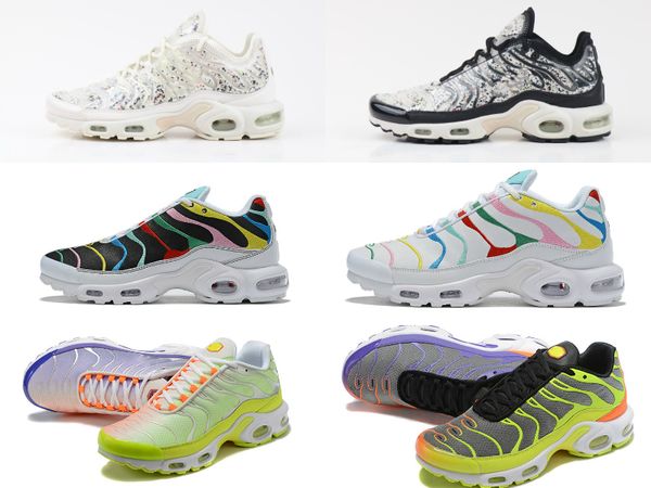 2020 new tn plus lx crystal mens shoes fashion breathable mesh tn running women shoes designer tn bicolor rainbow lovers of sports sneakers, Black
2020 new tn plus lx crystal mens shoes fashion breathable mesh tn running women shoes designer tn bicolor rainbow lovers of sports sneakers, Black