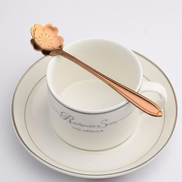 1set /8pcs stainless steel spoon cherry blossom sunflower rose spoon gold vintage old scoops creative wedding party tableware
1set /8pcs stainless steel spoon cherry blossom sunflower rose spoon gold vintage old scoops creative wedding party tableware