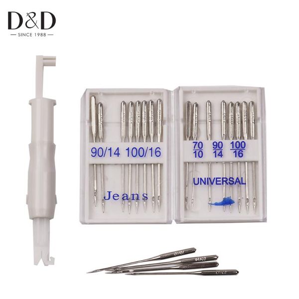 d&d sewing kits 20pcs mixed size jeans universal sewing machine needles & needle threader accessories, Black
d&d sewing kits 20pcs mixed size jeans universal sewing machine needles & needle threader accessories, Black