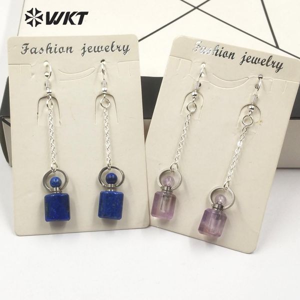 wt-e582 wkt silver electroplated perfume bottle shape pendant earrings natural stone earrings women fashion jewelry
wt-e582 wkt silver electroplated perfume bottle shape pendant earrings natural stone earrings women fashion jewelry