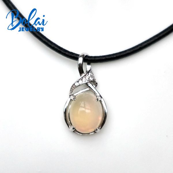 bolaijewelry,natural ethiopia opal oval 9*11mm pendant & hide rope 925 sterling silver fine jewlery for women birthday gift box
bolaijewelry,natural ethiopia opal oval 9*11mm pendant & hide rope 925 sterling silver fine jewlery for women birthday gift box