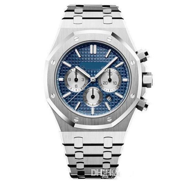 mens watch 26331st quartz vk chronograph movement royal oak watches stainless steel sapphire glass male fashion business 42mm wristwatch, Slivery;brown
mens watch 26331st quartz vk chronograph movement royal oak watches stainless steel sapphire glass male fashion business 42mm wristwatch, Slivery;brown