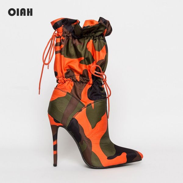 2019 autumn winter women boots lycra fabric toggle laces pointed toe boots fashion ankle stiletto heel shoes woman sapatos, Black
2019 autumn winter women boots lycra fabric toggle laces pointed toe boots fashion ankle stiletto heel shoes woman sapatos, Black