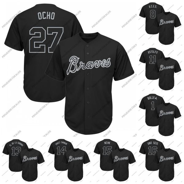 Austin Riley Atlanta 2019 Players Weekend Braves Josh Tomlin Mark Melancon Swarzak Julio Teheran Chris Martin Sal Fasano Nickname Jersey 
Austin Riley Atlanta 2019 Players Weekend Braves Josh Tomlin Mark Melancon Swarzak Julio Teheran Chris Martin Sal Fasano Nickname Jersey