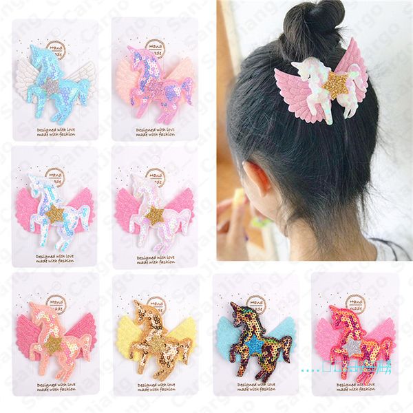 baby girls cartoon unicorn hair clips bow hairpin colorful barrettes girl hair accessories sequins rainbow kids hair clipper 8 colors e5406, Black
baby girls cartoon unicorn hair clips bow hairpin colorful barrettes girl hair accessories sequins rainbow kids hair clipper 8 colors e5406, Black