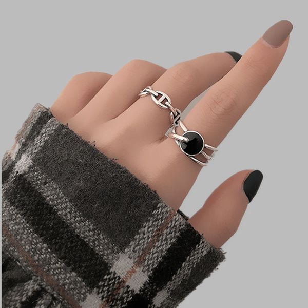 anenjery irregular mutil-layer thai silver open ring for women round black drop glaze finger ring wholesale s-r629, Golden;silver
anenjery irregular mutil-layer thai silver open ring for women round black drop glaze finger ring wholesale s-r629, Golden;silver