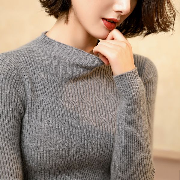 2020spring and autumn new knitted cashmere sweater women's tight long-sleeved pullover o-neck fashion 100% cashmere sweater, White;black
2020spring and autumn new knitted cashmere sweater women's tight long-sleeved pullover o-neck fashion 100% cashmere sweater, White;black