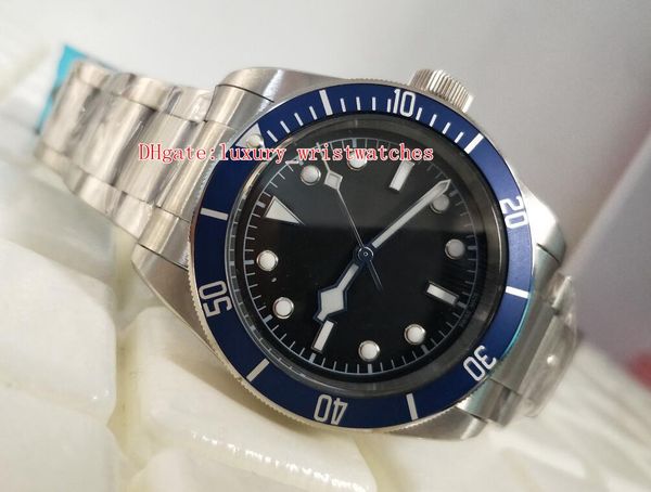 excellent good wristwatches 41mm blue ceramic bezel black dial stainless steel asia 213 movement mechanical automatic mens watch watches, Slivery;brown
excellent good wristwatches 41mm blue ceramic bezel black dial stainless steel asia 213 movement mechanical automatic mens watch watches, Slivery;brown