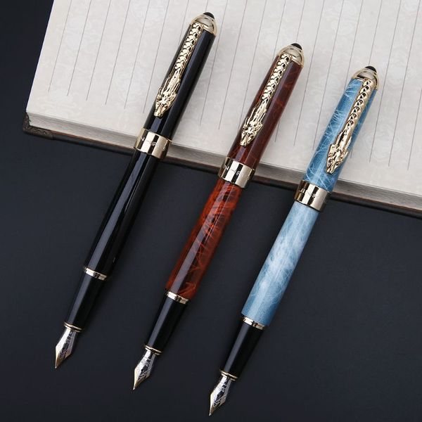 1000-a Fashion Fountain Pen Business Student Medium Fine Nib Calligraphy School Office Supply Writing Tool Gift C26