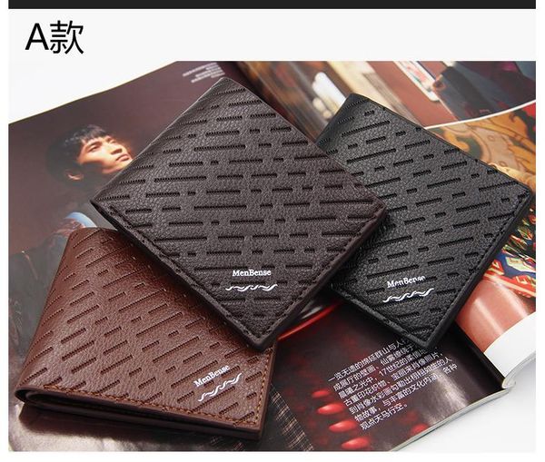 high-end men's wallet, two-fold short, simple, casual, direct supply from boutique designer men's wallet, 3 colors
high-end men's wallet, two-fold short, simple, casual, direct supply from boutique designer men's wallet, 3 colors
