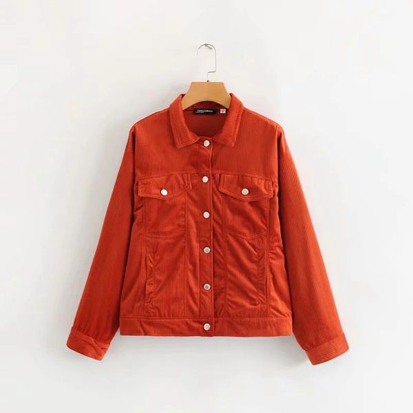 women clothes 2019 autumn new corduroy jacket coat female jacket women coat streetwear modis, Black;brown
women clothes 2019 autumn new corduroy jacket coat female jacket women coat streetwear modis, Black;brown