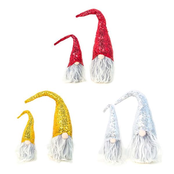 2pcs/set merry christmas sequin swedish santa gnome plush doll ornament handmade elf toy holiday home party decor
2pcs/set merry christmas sequin swedish santa gnome plush doll ornament handmade elf toy holiday home party decor
