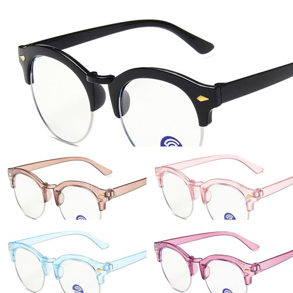 2020 children's anti-blue round frame miding glasses frame jelly color children's plain glasses, Silver
2020 children's anti-blue round frame miding glasses frame jelly color children's plain glasses, Silver