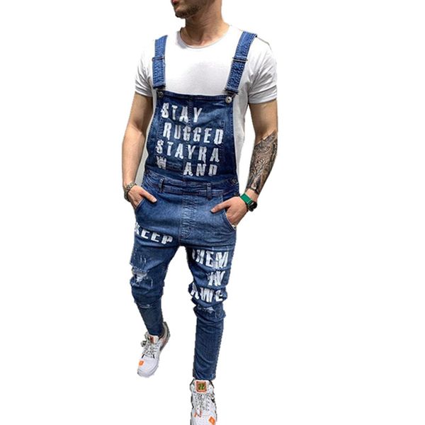 hip hop fashion men's ripped jeans jumpsuits hi street distressed denim bib overalls for men's clothing suspender pants size s-xxx, Blue
hip hop fashion men's ripped jeans jumpsuits hi street distressed denim bib overalls for men's clothing suspender pants size s-xxx, Blue
