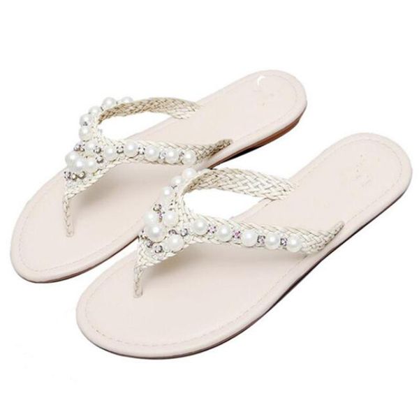 slippers summer fashion pearl women slide sandals beach slides non-slip shoes comfortable flip flops xx193, Black
slippers summer fashion pearl women slide sandals beach slides non-slip shoes comfortable flip flops xx193, Black