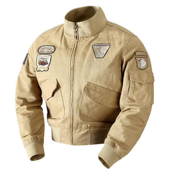 male large size m-4xl autumn winter men bomber flight jackets one ma01 flight pilot cotton stylish jackets, Black;brown
male large size m-4xl autumn winter men bomber flight jackets one ma01 flight pilot cotton stylish jackets, Black;brown