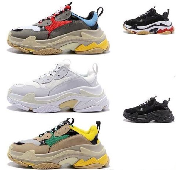 tide brand triple s designer casual shoes paris 17fw low old dad sneaker combination soles boots mens womens fashion high size, Black
tide brand triple s designer casual shoes paris 17fw low old dad sneaker combination soles boots mens womens fashion high size, Black