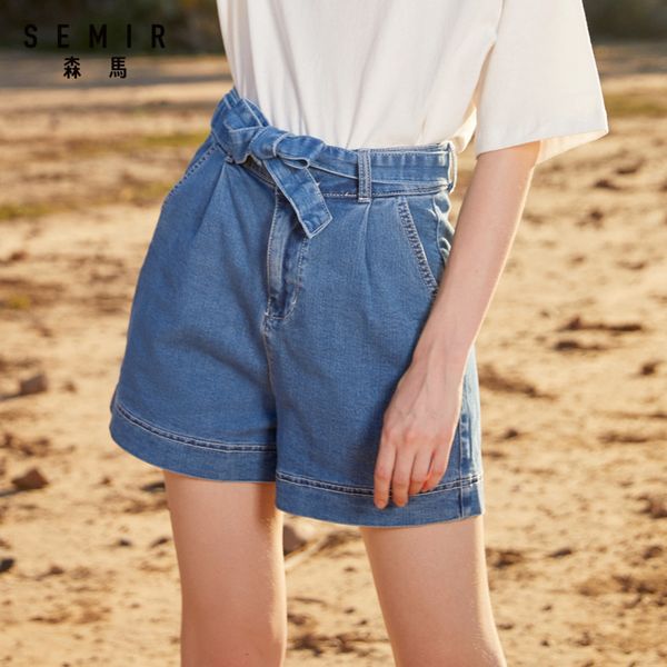 women's jeans semir denim shorts women 2021 comfortable thin wide leg pants female tide ins wind summer, Blue
women's jeans semir denim shorts women 2021 comfortable thin wide leg pants female tide ins wind summer, Blue