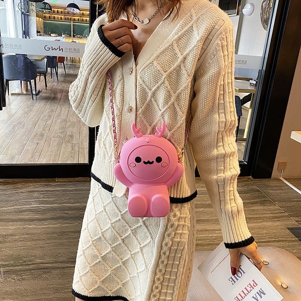 1pc creative silicone purse card key mini purse pouch bag small zipper coin card holder wallet with strap kawaii mini bags, White
1pc creative silicone purse card key mini purse pouch bag small zipper coin card holder wallet with strap kawaii mini bags, White