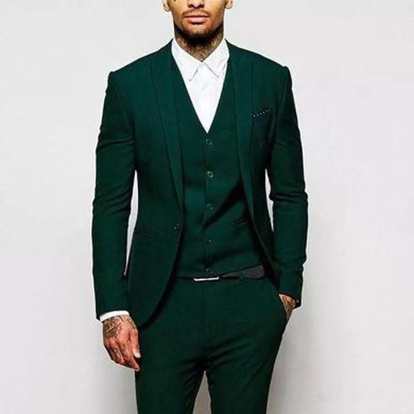new slim fit green men suits wedding tuxedos groomsmen wear 3 piece (jacket+pants+vest) man prom evening wear 483, Black;gray
new slim fit green men suits wedding tuxedos groomsmen wear 3 piece (jacket+pants+vest) man prom evening wear 483, Black;gray