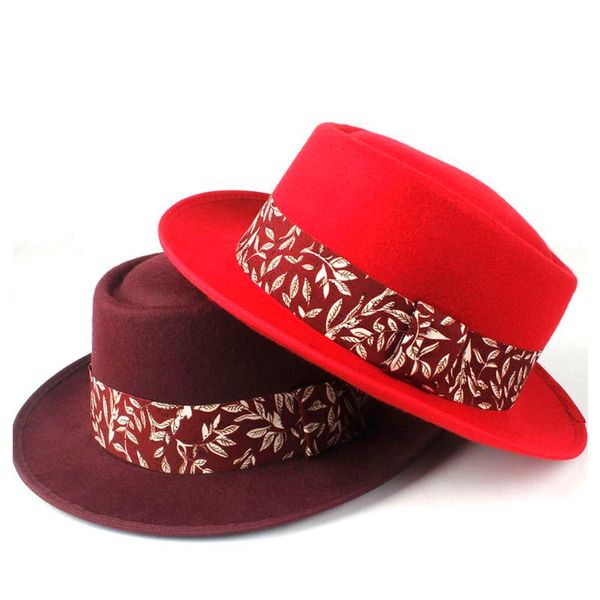 2020 new fashion men women pork pie hat with cloth wool fedora hat trilby dance flat fascinator size 58cm, Blue;gray
2020 new fashion men women pork pie hat with cloth wool fedora hat trilby dance flat fascinator size 58cm, Blue;gray