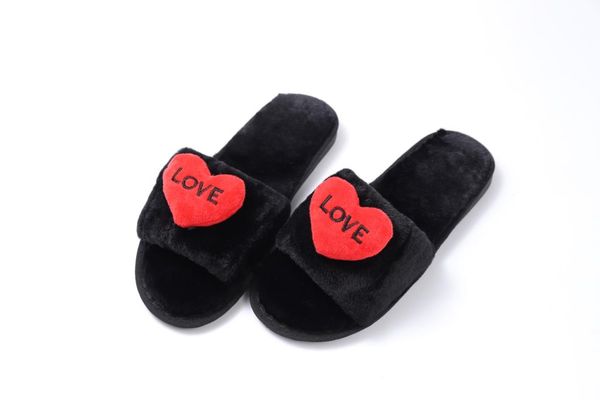 winter new home shoes plush soft comfort slippers peep toe cute couple indoor slippers, Black
winter new home shoes plush soft comfort slippers peep toe cute couple indoor slippers, Black