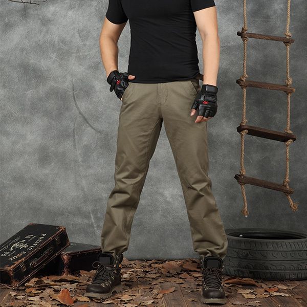 cotton cargo pants men loose multi-pocket straight casual hip hop trousers solid color streetwear jogging sports pants plus size, Black
cotton cargo pants men loose multi-pocket straight casual hip hop trousers solid color streetwear jogging sports pants plus size, Black