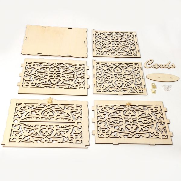 diy wooden wedding card box with lock and slot for rustic wedding decoration skd88 other event party supplies
diy wooden wedding card box with lock and slot for rustic wedding decoration skd88 other event party supplies