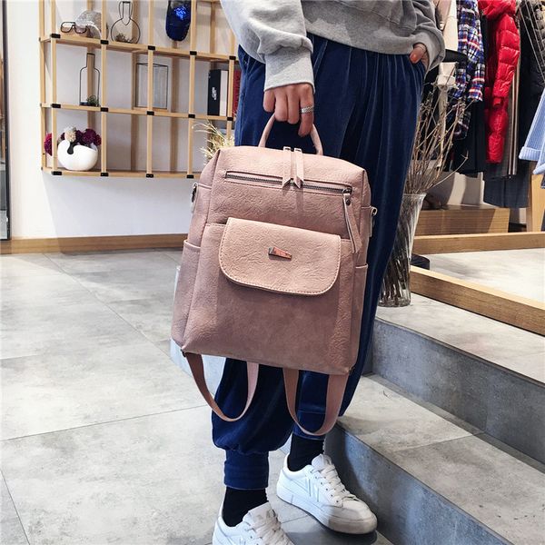 women's backpack multifunctional pu leather bag 2020 new korean fashion women's backpack large capacity splicing multi pocket
women's backpack multifunctional pu leather bag 2020 new korean fashion women's backpack large capacity splicing multi pocket