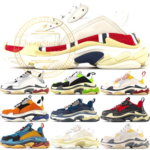 2019 luxury triple-s designer low sneakers thick soles speed boots designer men women runner shoes custom sports casual shoes 35-45, White;red
2019 luxury triple-s designer low sneakers thick soles speed boots designer men women runner shoes custom sports casual shoes 35-45, White;red