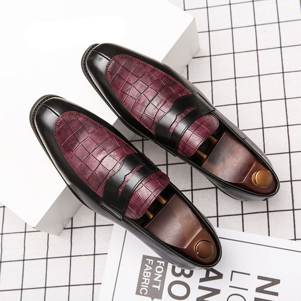 british italian men leather dress shoes slip-on purple green plus size 38-48 gentleman party wedding suit footwear, Black
british italian men leather dress shoes slip-on purple green plus size 38-48 gentleman party wedding suit footwear, Black