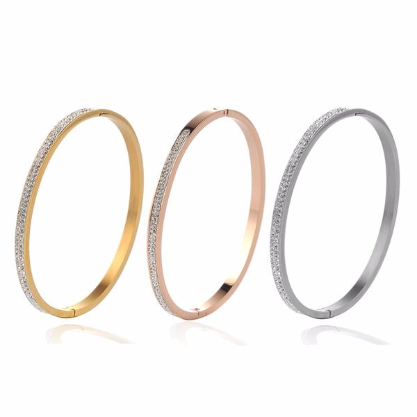 new latest crystal rhinestone titanium stainless steel cuff bangles elegant design trendy lady bracelet for party dress gift, Black
new latest crystal rhinestone titanium stainless steel cuff bangles elegant design trendy lady bracelet for party dress gift, Black