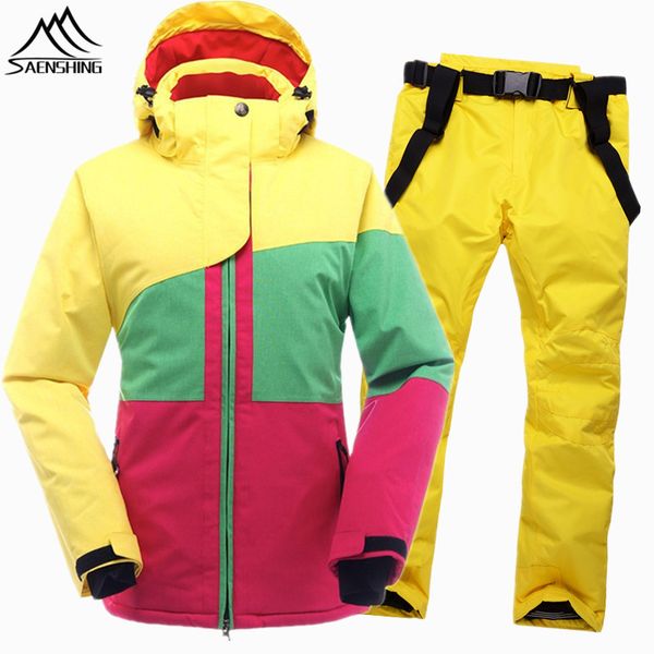 saenshing ski suit women waterproof ski jacket snowboard set windproof thermal snowboarding suits skiing outdoor winter suit
saenshing ski suit women waterproof ski jacket snowboard set windproof thermal snowboarding suits skiing outdoor winter suit