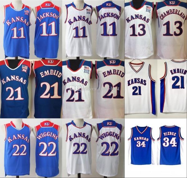 ncaa kansas jayhawks jerseys college basketball paul 34 pierce andrew 22 wiggins joel 21 embiid men josh 11 jackson wilt 13 chamberlain, Black;red
ncaa kansas jayhawks jerseys college basketball paul 34 pierce andrew 22 wiggins joel 21 embiid men josh 11 jackson wilt 13 chamberlain, Black;red