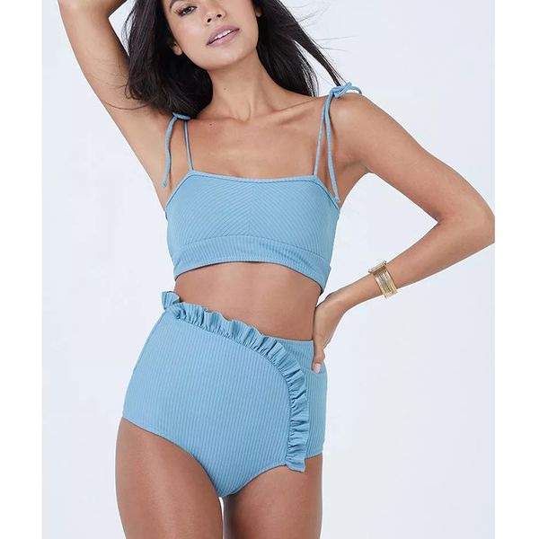 ariel sarah high waist bikini swimwear swimsuit solid bathing suit women ruffle bikini set beach wear badpak bikinis 2019 mujer, White;black
ariel sarah high waist bikini swimwear swimsuit solid bathing suit women ruffle bikini set beach wear badpak bikinis 2019 mujer, White;black