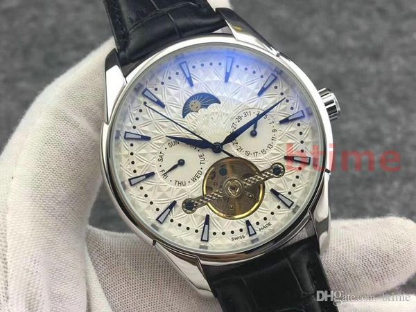 2018 mechanical mens fashion luxury tourbillon watches stainless steel movement automatic watch leather sport self-wind wristwatches, Slivery;brown
2018 mechanical mens fashion luxury tourbillon watches stainless steel movement automatic watch leather sport self-wind wristwatches, Slivery;brown