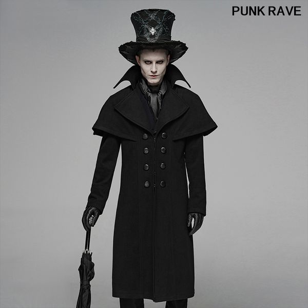 classic club stage performance cool men jacket gothic dark cloth shoulder cloak detective mystery simple coat punk rave y-1090, Black
classic club stage performance cool men jacket gothic dark cloth shoulder cloak detective mystery simple coat punk rave y-1090, Black