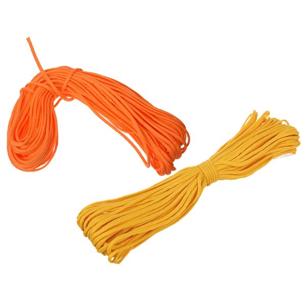 2pcs 100ft 7 strand 550 survival bushcraft paracord parachute cord lanyard type iii - yellow with orange
2pcs 100ft 7 strand 550 survival bushcraft paracord parachute cord lanyard type iii - yellow with orange