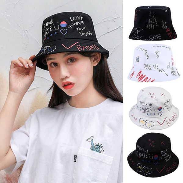 black white letters heart graffiti couple bucket hat cotton bob caps hip hop sun protection foldable fisherman's hat
black white letters heart graffiti couple bucket hat cotton bob caps hip hop sun protection foldable fisherman's hat
