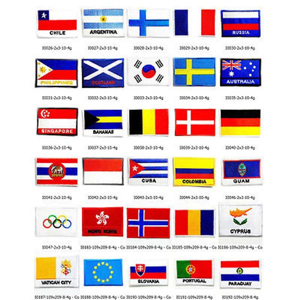 brand new 1pcs choice nation flag emblem iron on patch sew embroidered trim 2 inch x 3 inch
brand new 1pcs choice nation flag emblem iron on patch sew embroidered trim 2 inch x 3 inch