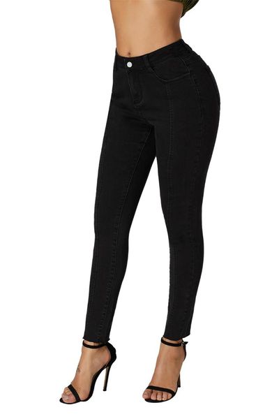 woman's trousers pants spring autumn full length skinny denim work solid pencil black designful seam accent raw hem jeans 786033, Blue
woman's trousers pants spring autumn full length skinny denim work solid pencil black designful seam accent raw hem jeans 786033, Blue